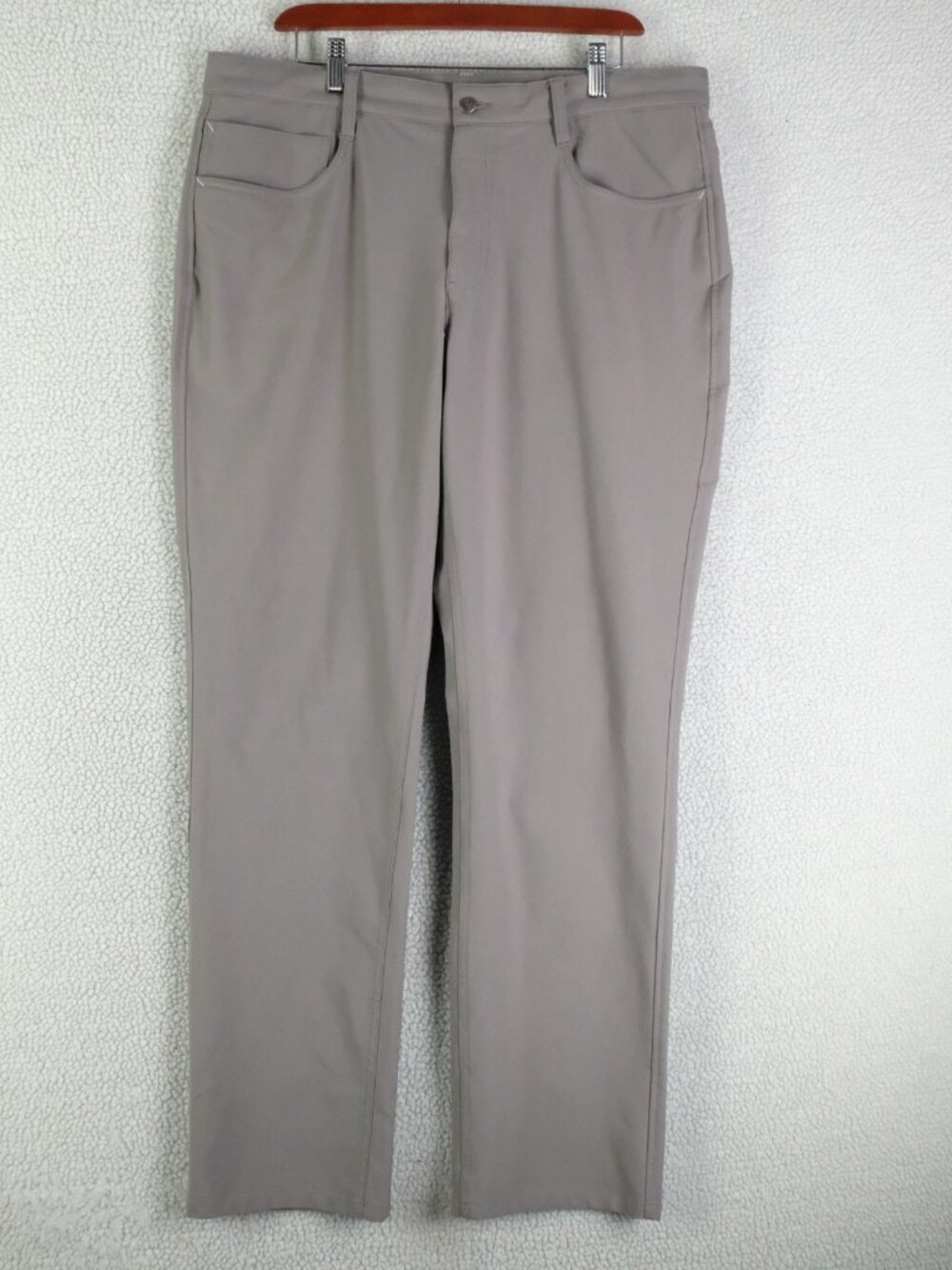 Footjoy Golf Pants Mens 36X32 Gray Straight Leg Performance Athletic Stretch